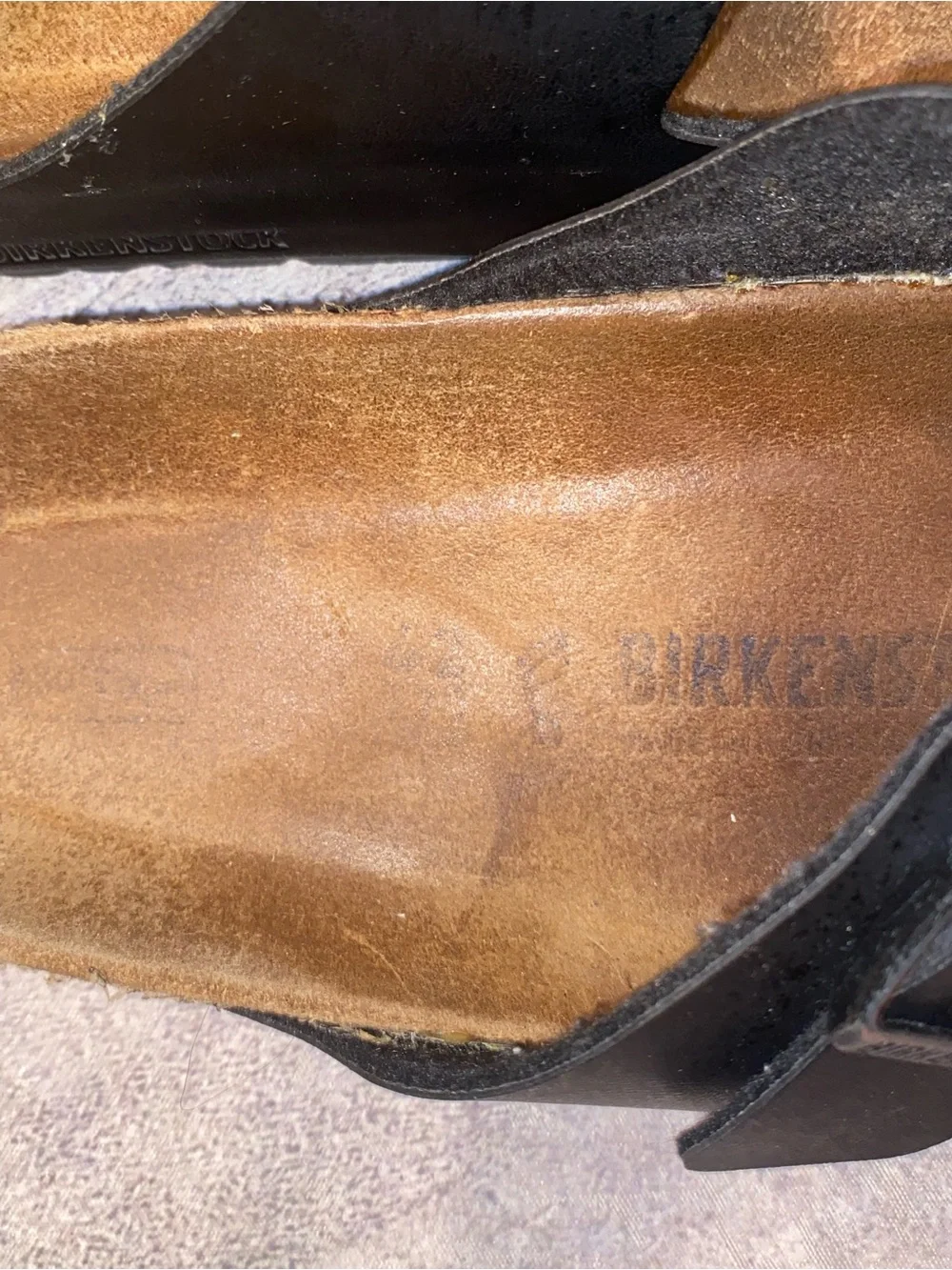 Birkenstock Arizona Strappy Sandals Vegan Leather Birko 42 Beach Comfort Soft
